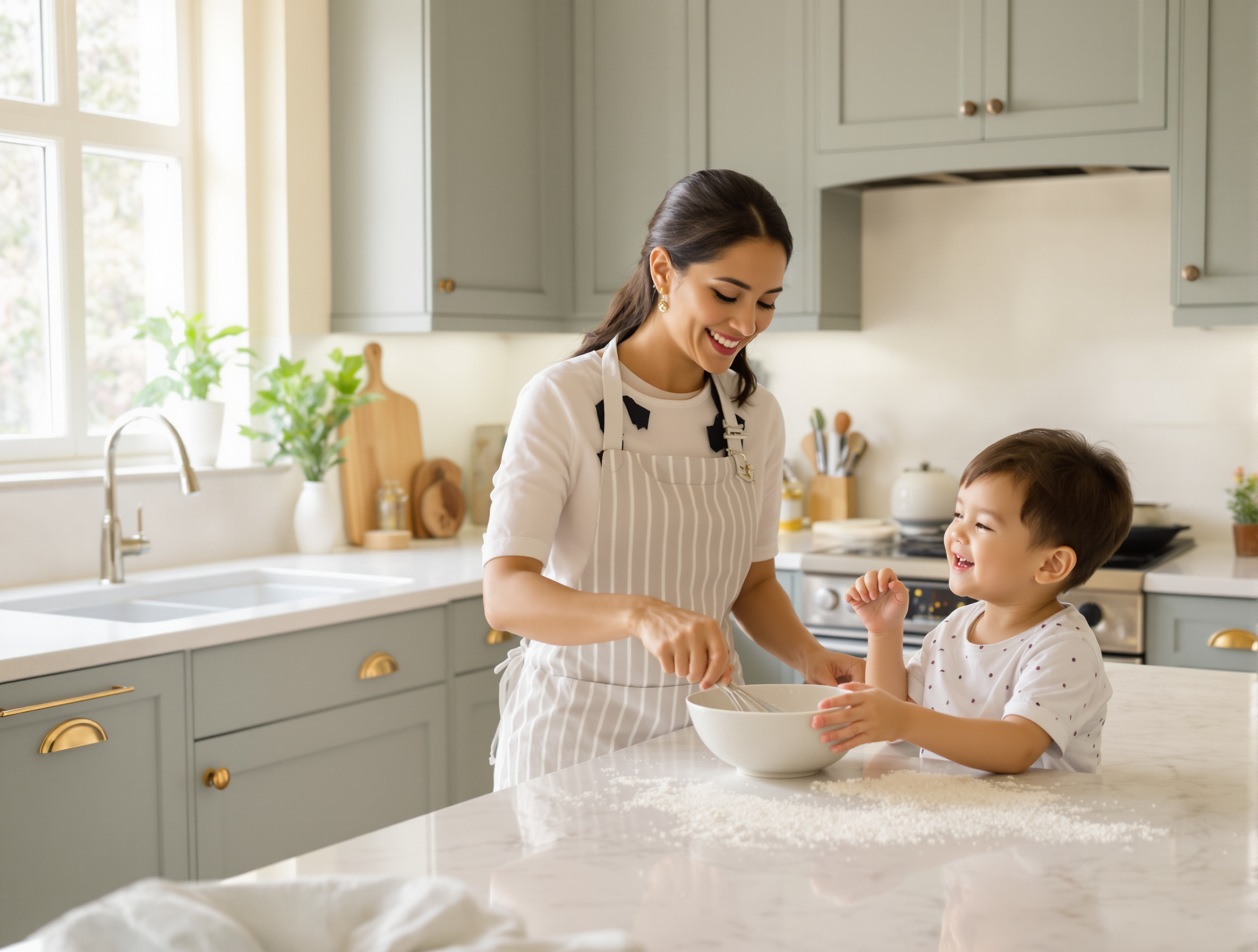 Nanny-housekeeper supporting a family in a London home